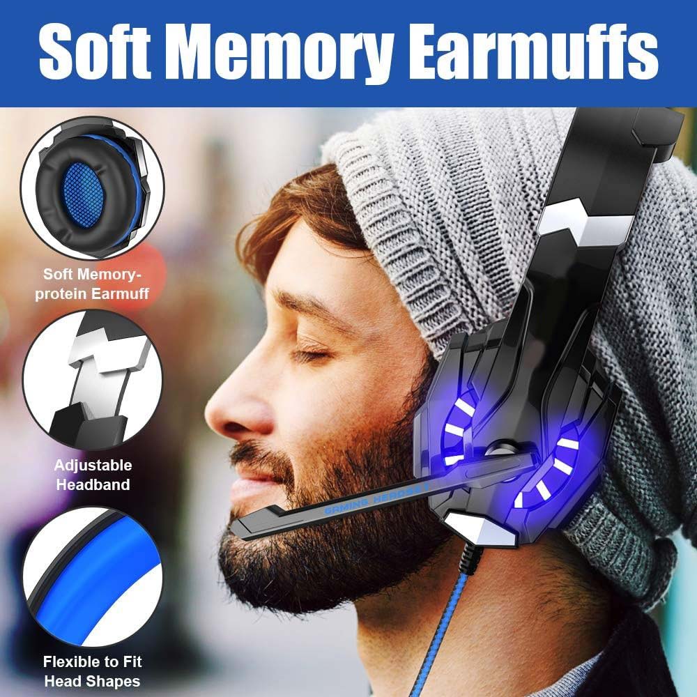 Gaming Headset with Noise Isolating Microphone