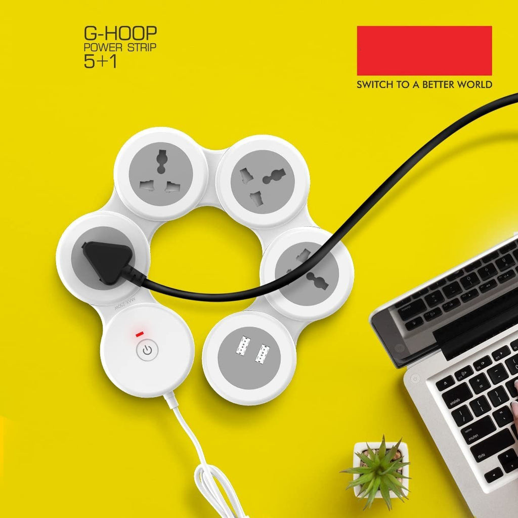 3276 Cuba Power Strip with 2 USB 3.1A