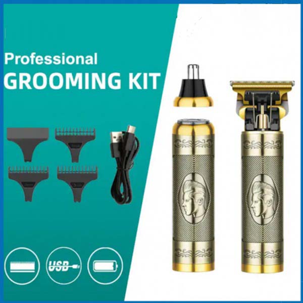 3-in-1 Rechargeable Men's Grooming Kit