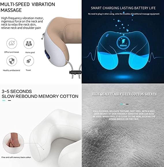 Neck U-Shaped Vibrating Travel Massage