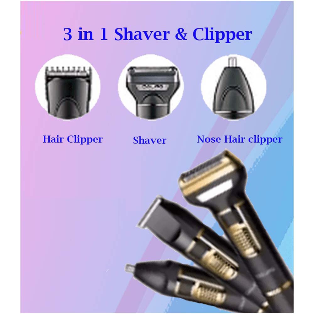 3-in-1 Professional Hair Clippers for Men