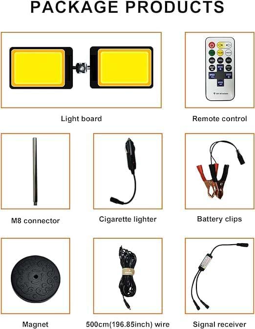 LED Work Light | 20000LM Dual-Head