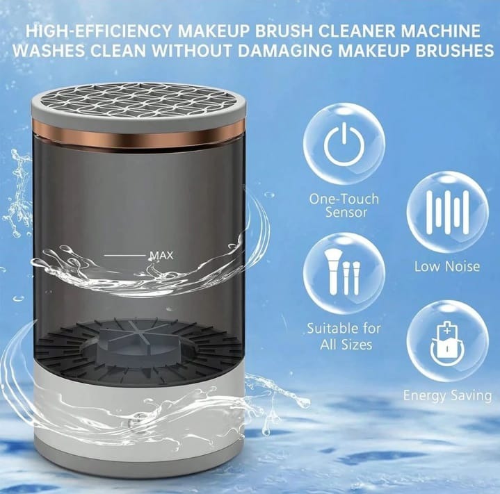 3-in-1 Automatic Makeup Brush Cleaning