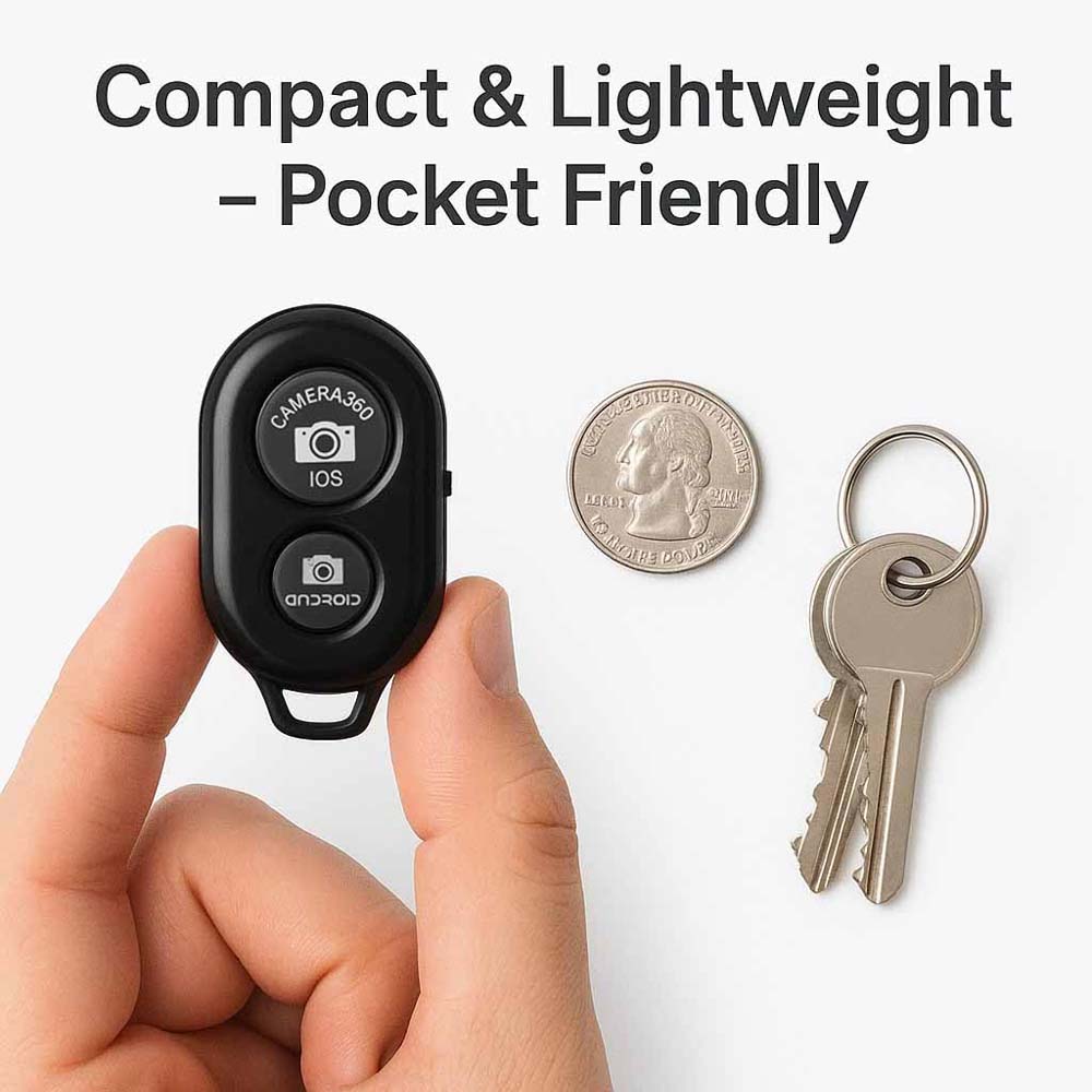 Bluetooth Remote Shutter Button for Selfie Stick