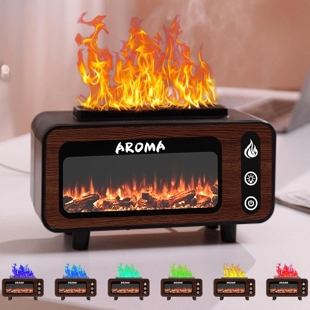 Wood Grain Fireplace Diffuser