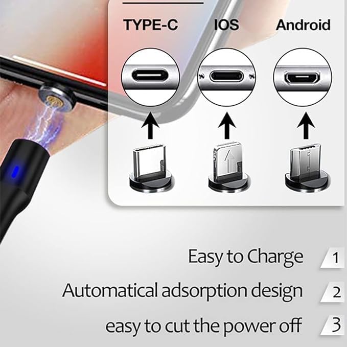 3-in-1 Magnetic Charging Cable