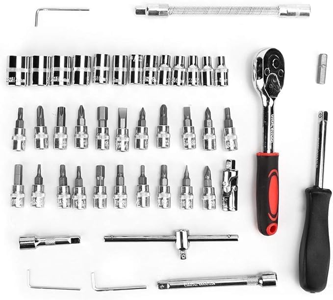 46-Piece 1/4-Inch Socket Set