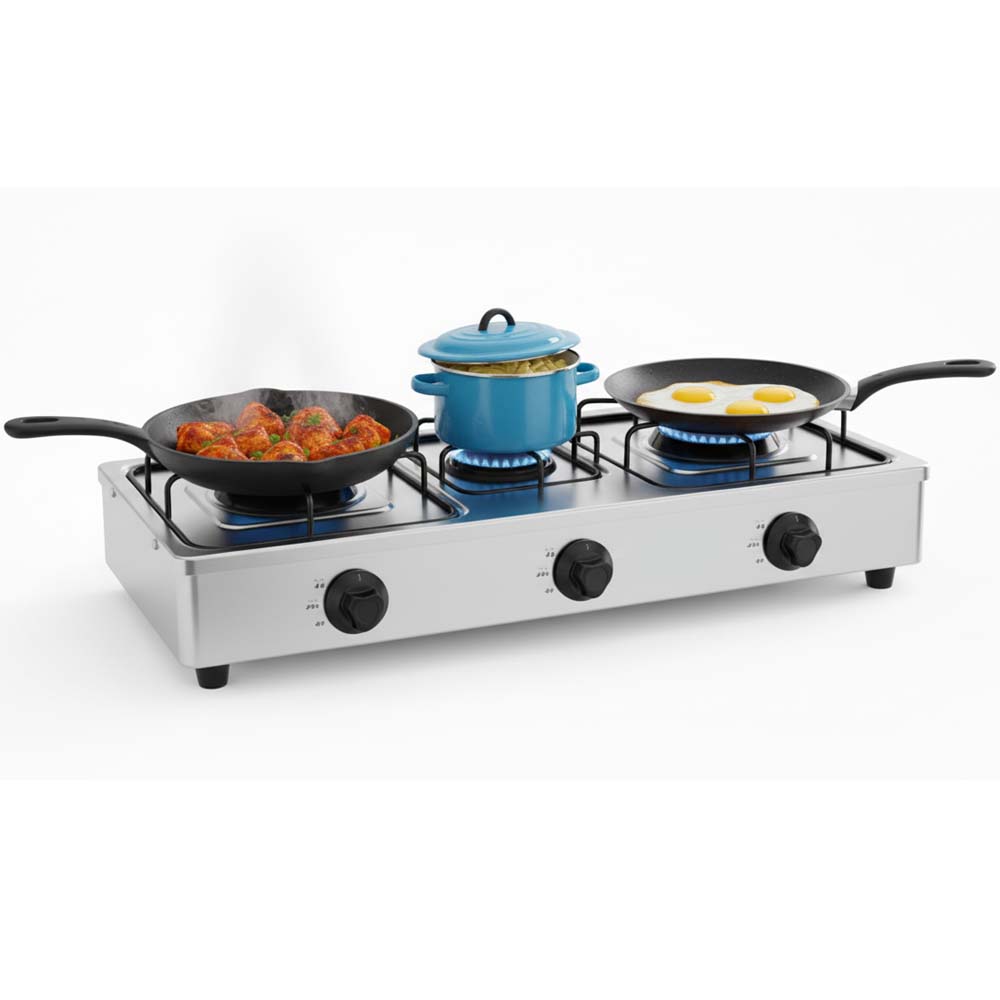 OE-444 3-Burner Gas Stove