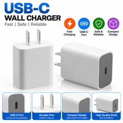 30W USB-C PD Power Adapter with 2-Pin Plug