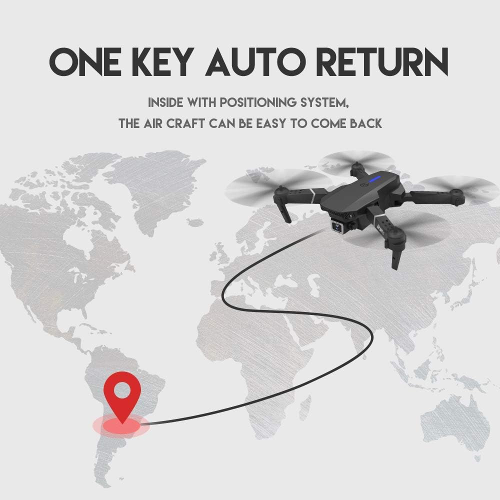 8K Foldable Mini Drone Dual Camera, WiFi