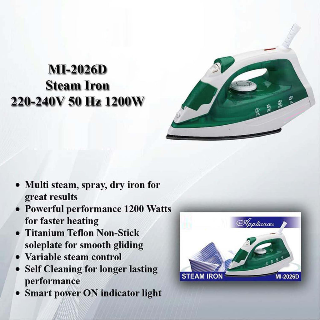MI-2026D Steam Iron