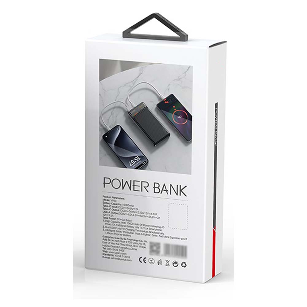 YP57 Fast Charging Power Bank – 10000mAh