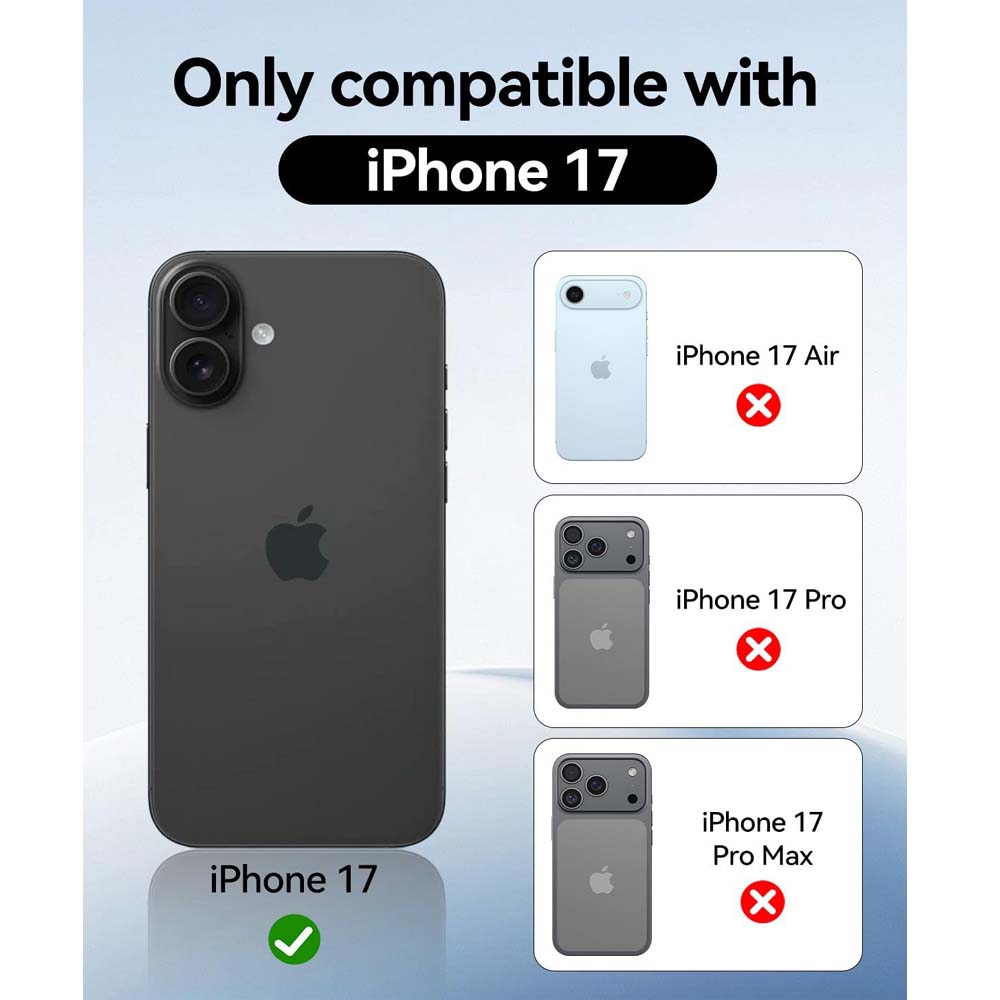 Crystal Clear Case for iPhone 17 6.3"