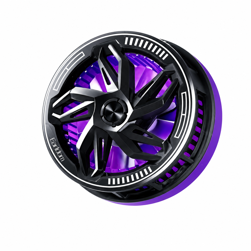 Turbo Ice Ring Magnetic Semiconductor Phone Cooler with RGB Lighting