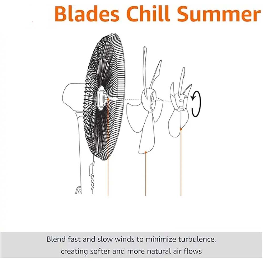 MSF-1672R 16" Luxury Stand Fan