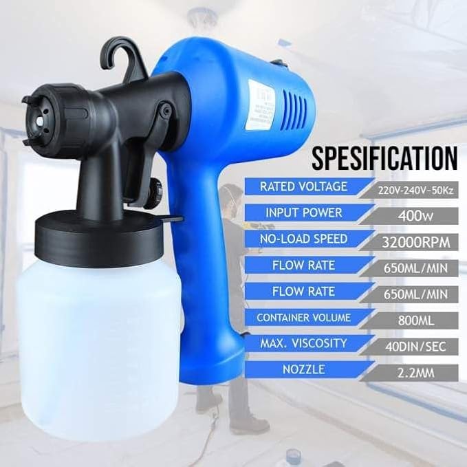 400W Electric Paint Sprayer Gun